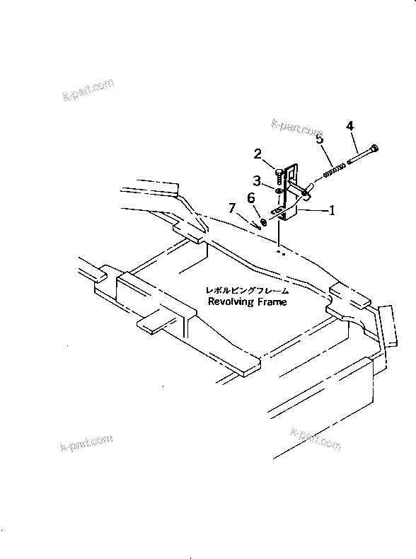 Komatsu parts book diagram for PC10-7 S/N 25001-UP: ENGINE HOOD (3/3)(#27777-)