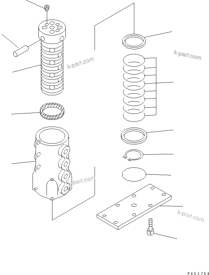 Komatsu parts book diagram for PC10-7 S/N 25001-UP: SWIVEL JOINT(#27777-)
