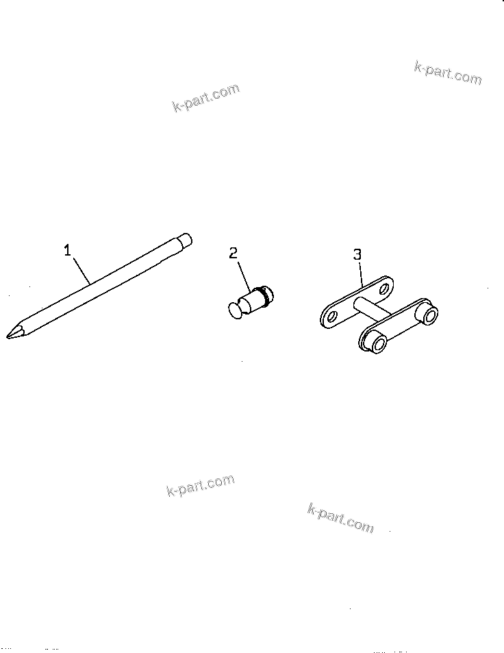 Komatsu parts book diagram for PC10-7 S/N 25001-UP: BREAKER ACCESSARY(#27777-)