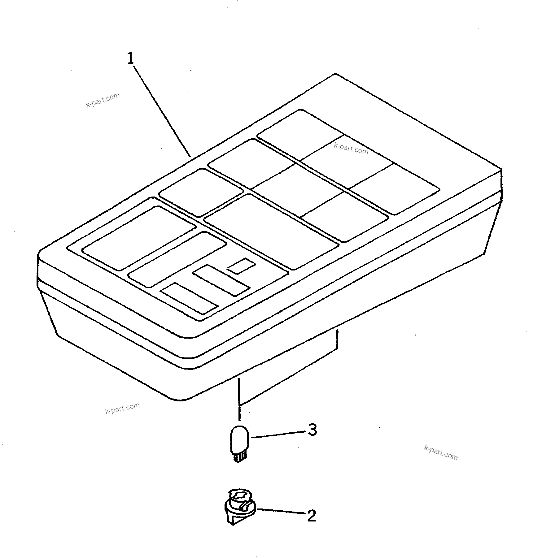 Komatsu parts book diagram for PC100-5 S/N 28001-UP: MONITOR SYSTEM (FOR JAPAN)