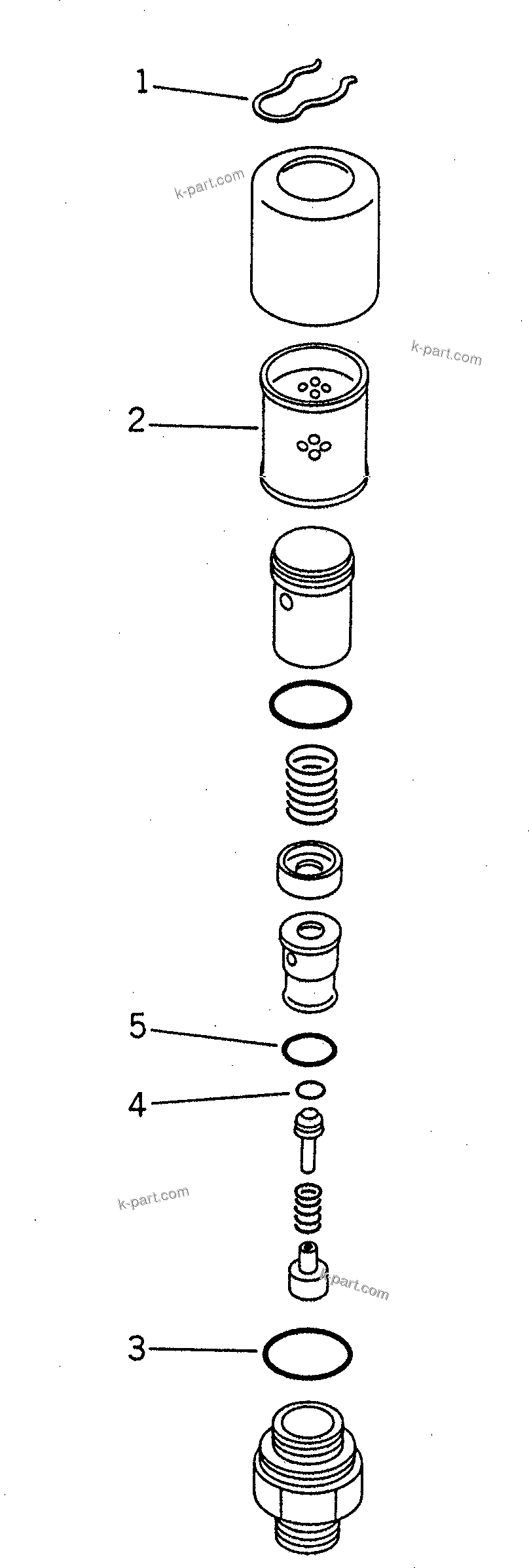 Komatsu parts book diagram for PC1000SP-1 S/N 10001-UP: BREATHER (FOR HYDRAULIC TANK)