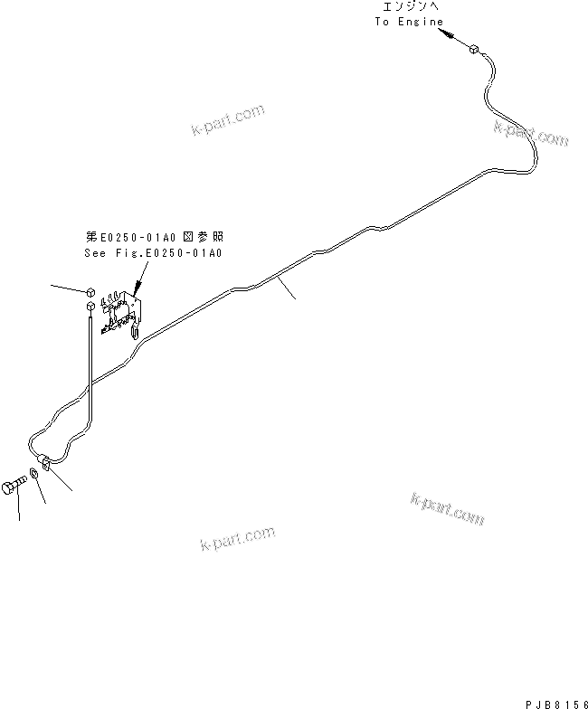 Komatsu parts book diagram for PC1100LC-6 S/N 10001-UP: WIRING (MAIN HARNESS) (CLIP) (CAB)