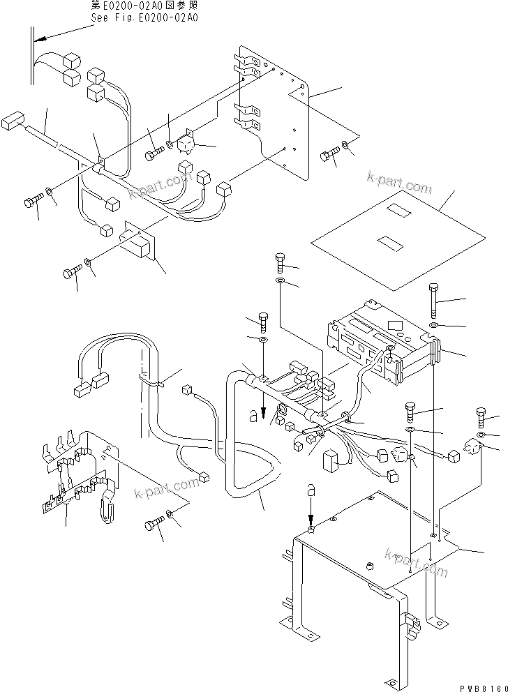 Komatsu parts book diagram for PC1100LC-6 S/N 10001-UP: CONTROLLER(#10001-10036)
