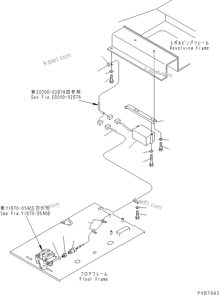 Komatsu parts book diagram for PC120-6H S/N 45001-UP: TRAVEL ALARM (KIT)(#63247-)