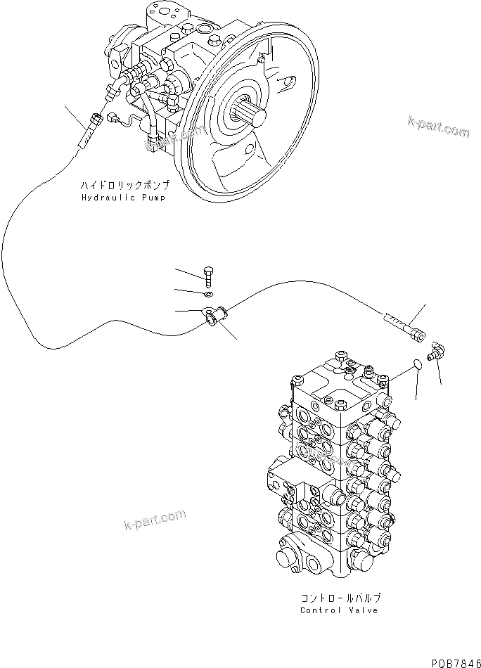 Komatsu parts book diagram for PC120-6H S/N 45001-UP: L.S. LINE(#59563-)