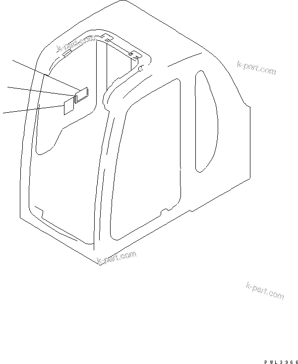 Komatsu parts book diagram for PC120-6H S/N 45001-UP: MARKS AND PLATES (MULTI PATTERN) (JAPANESE)(#58924-61432)