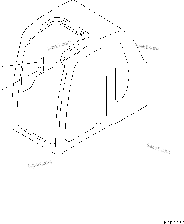 Komatsu parts book diagram for PC120-6H S/N 45001-UP: MARKS AND PLATES (SIFT PATTERN ? ISO) (JAPANESE)(#58924-)