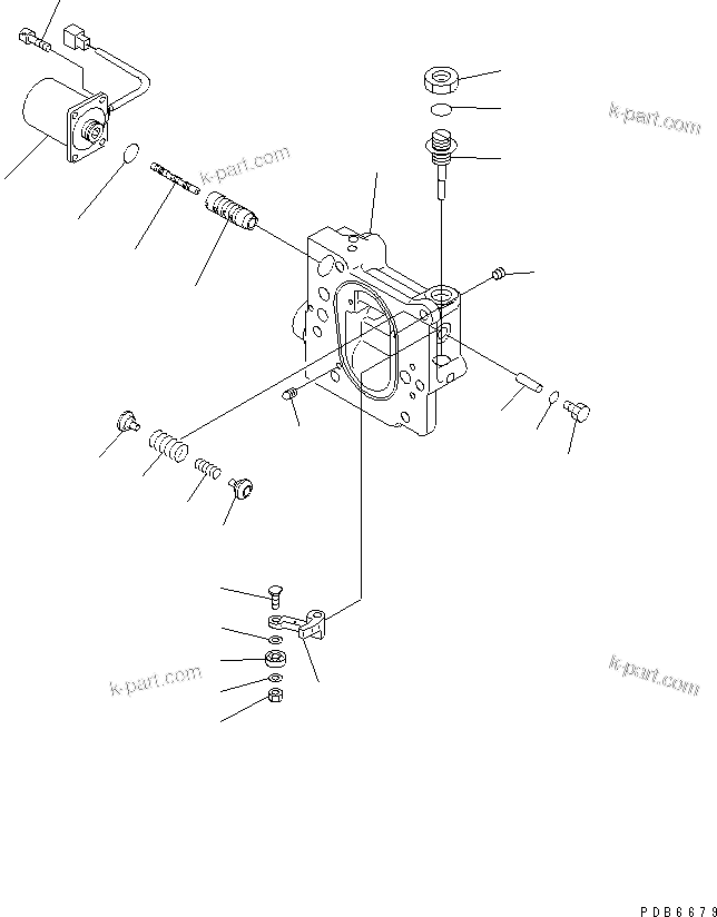 Komatsu parts book diagram for PC120-6H S/N 45001-UP: MAIN PUMP (5/9)(#45001-55038)