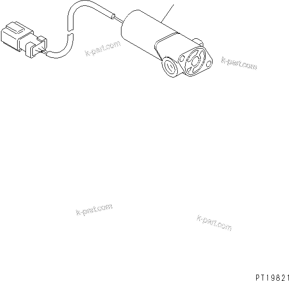Komatsu parts book diagram for PC120-6H S/N 45001-UP: EPC VALVE