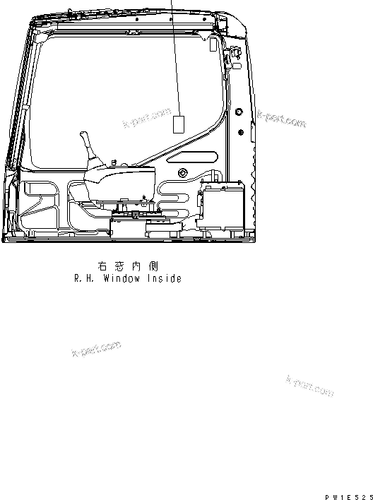Komatsu parts book diagram for PC1250SP-8 S/N 30001-30157 (ecot3, For SP): MARKS AND PLATES (SIFT PATTERN ? ISO) (ITALIAN)(#30001-)