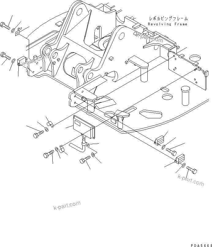 Komatsu parts book diagram for PC128UU-1 S/N 1001-UP: ELECTRICAL (SAFETY EQUIPMENT) (FOR AUTO HORIZONTALLY DIGGING)(#1001-2346)