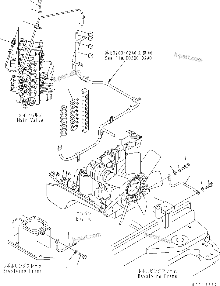 Komatsu parts book diagram for PC138US-2-A S/N 4501-UP: VEHICLE ELECTRICAL (PRESSURE SWITCH AND SENSOR)
