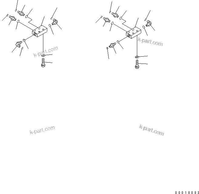 Komatsu parts book diagram for PC138US-2-A S/N 4501-UP: FLOOR FRAME (P.T-BLOCK)