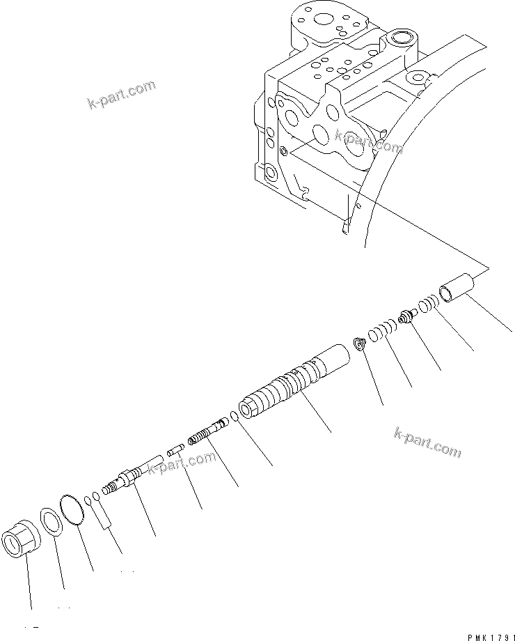 Komatsu parts book diagram for PC138US-2-A S/N 4501-UP: MAIN PUMP (5/8)