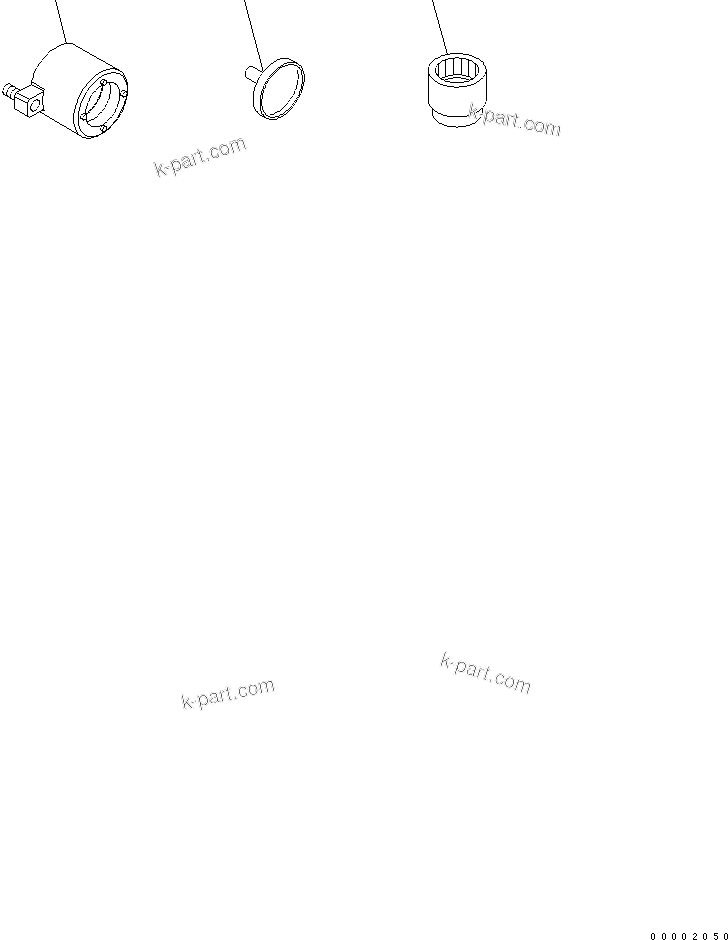 Komatsu parts book diagram for PC160LC-7K-KA S/N K40001-UP: TOOL (FOR SWING MOTOR AND MACHINERY)
