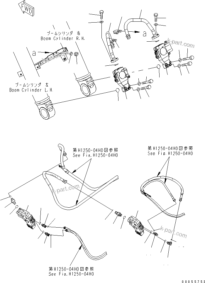 Komatsu parts book diagram for PC160LC-7E0 S/N 20001-UP (TIER 3): BURST VALVE LINE (LOCK VALVE)