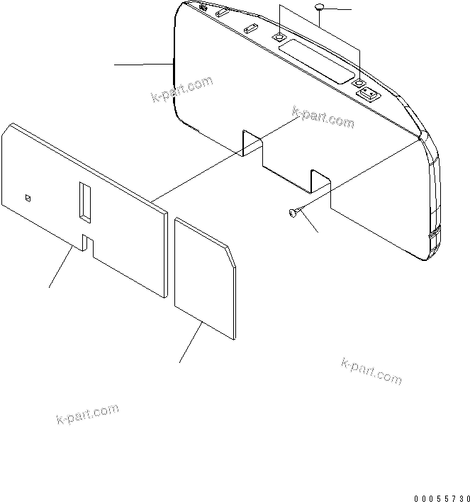 Komatsu parts book diagram for PC160LC-7E0 S/N 20001-UP (TIER 3): COUNTERWEIGHT