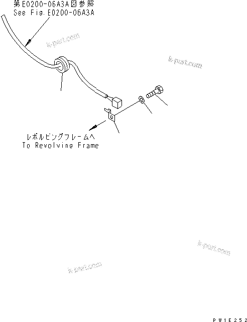Komatsu parts book diagram for PC1800-6-M1 S/N 10001-UP: TRAVEL ALARM LESS(#11002-)