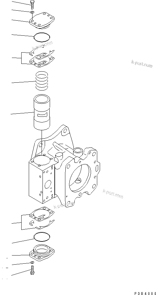 Komatsu parts book diagram for PC1800-6-M1 S/N 10001-UP: MAIN PUMP (5/13) (NO.1 PUMP)