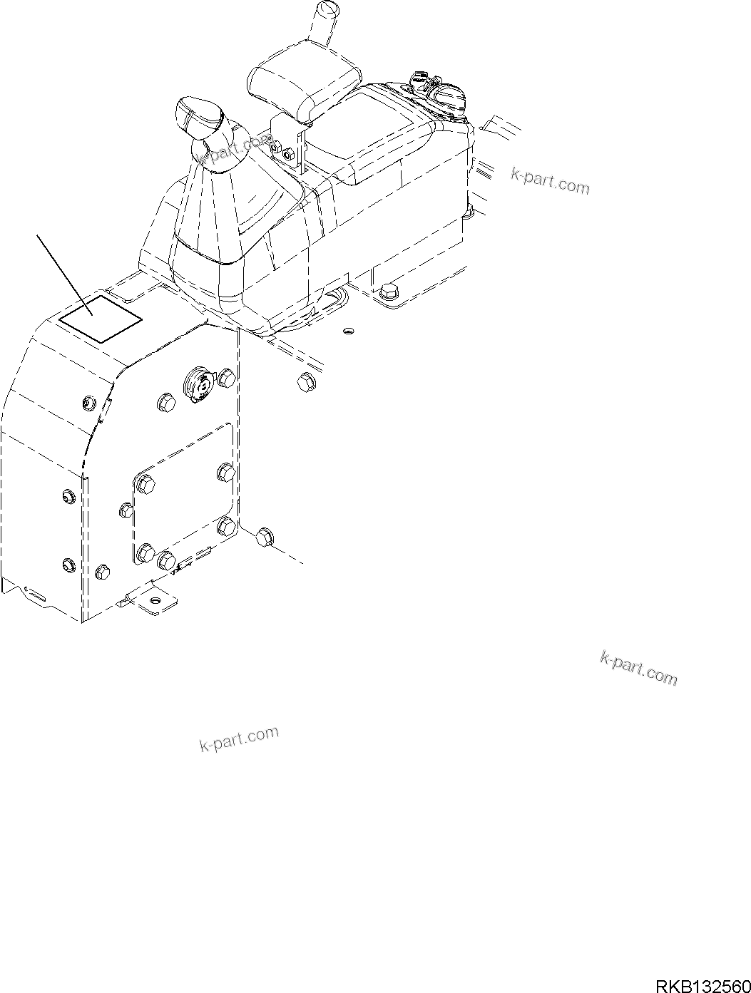 Komatsu parts book diagram for PC18MR-5 S/N F10001 AND UP: OPERATING PLATE WITH PROPORTIONAL, OPERATING PLATE