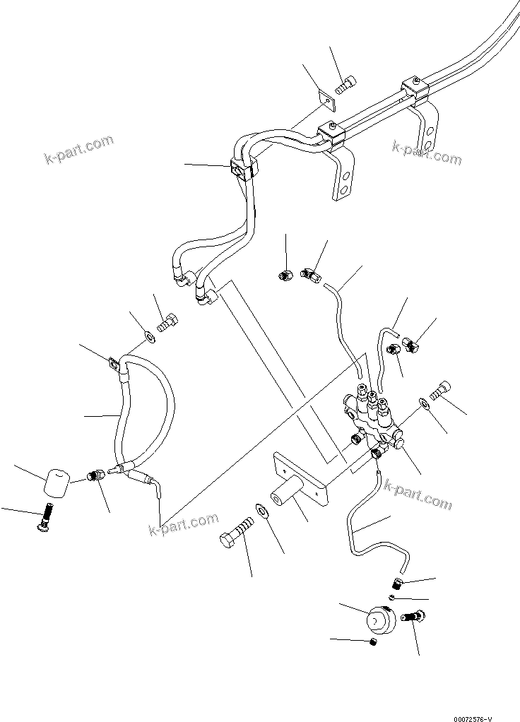 Komatsu parts book diagram for PC210NLC-8K S/N K50001-UP: AUTO GREASE (BUCKET LINK) (#K52390-K53502)