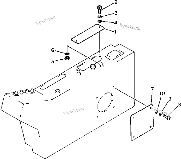 Komatsu parts book diagram for PC220LC-3 S/N 20001-UP: RADIO-LESS(#20586-)