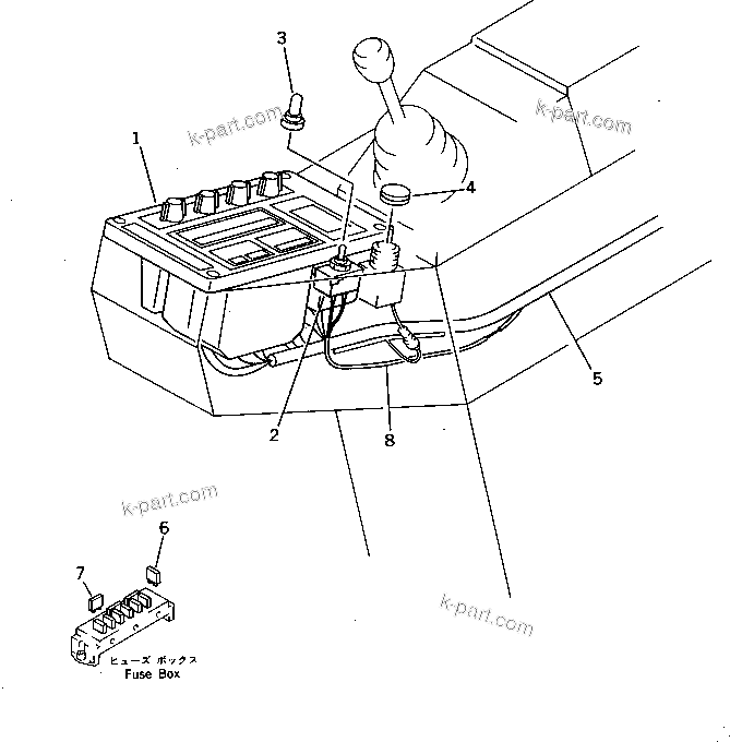Komatsu parts book diagram for PC220LC-3 S/N 20001-UP: INSTRUMENT PANEL (TBG SPEC.)(#20001-21555)