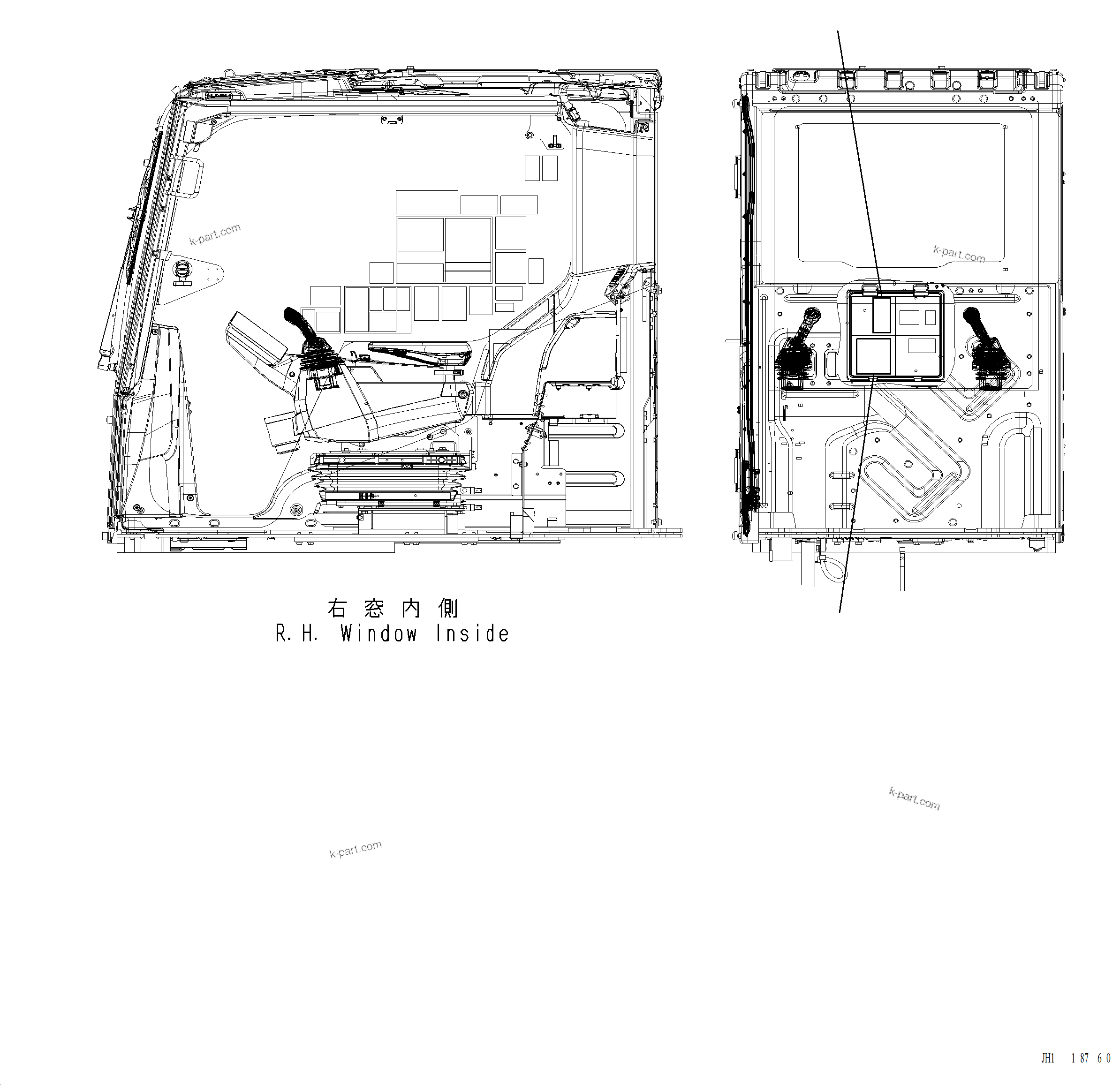 Komatsu parts book diagram for PC220LCi-12 S/N A15001: U0160-001001 FUSE