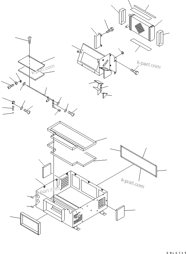 Komatsu parts book diagram for PC228USLC-2J S/N 15001-UP (For KUK / Chassis only): AIR CONDITIONER UNIT (1/3)