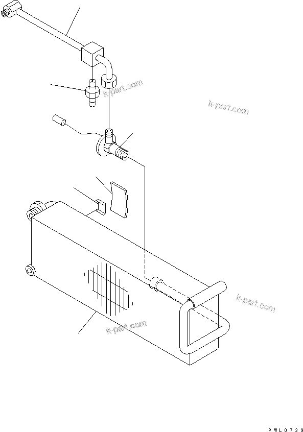 Komatsu parts book diagram for PC228USLC-2J S/N 15001-UP (For KUK / Chassis only): AIR CONDITIONER UNIT (EVAPORATOR)