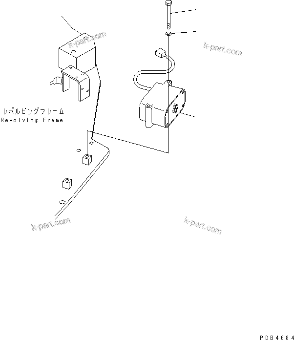 Komatsu parts book diagram for PC228UU-1-TN S/N 10001-UP: TRAVEL ALARM (TUNNEL SPEC.)(#10001-10029)