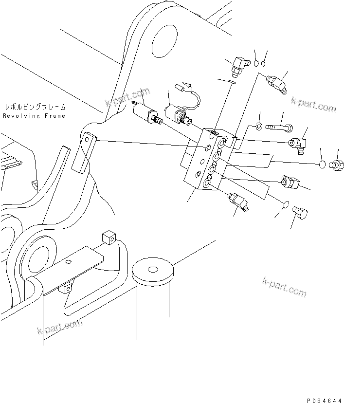 Komatsu parts book diagram for PC228UU-1-TN S/N 10001-UP: SOLENOID VALVE (VALVE) (BOOM AND BUCKET)(#10001-10021)