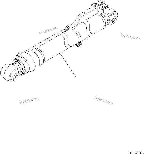 Komatsu parts book diagram for PC228US-1T S/N 11001-UP (For Formosa): ARM CYLINDER (YELLOW COLOR)