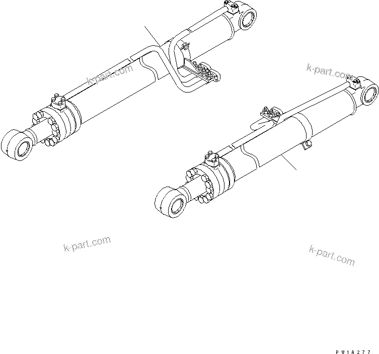 Komatsu parts book diagram for PC228US-3N-YA S/N 30001-UP: BOOM CYLINDER (FOR U.S.A.)