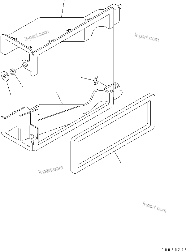 Komatsu parts book diagram for PC228US-3N-YA S/N 30001-UP: FLOOR FRAME (ELECTRICAL) (DEMOLITION SPEC.)