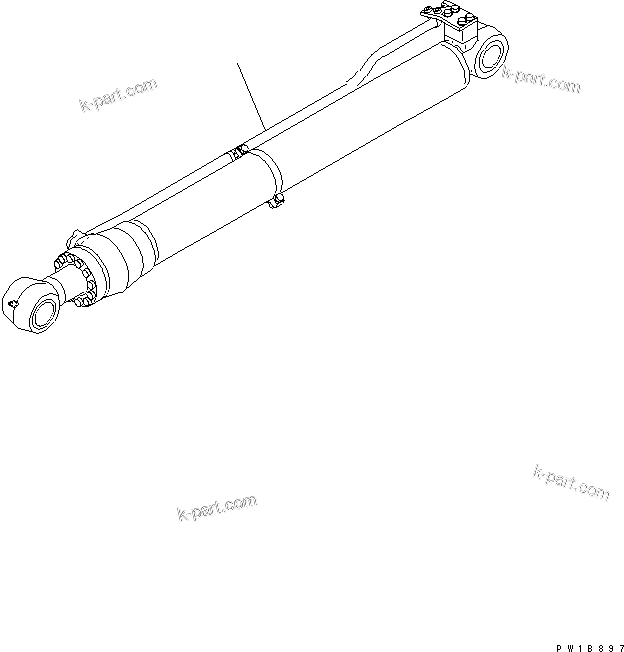 Komatsu parts book diagram for PC228USLC-3N-YA S/N 30001-UP: ARM CYLINDER (YELLOW)