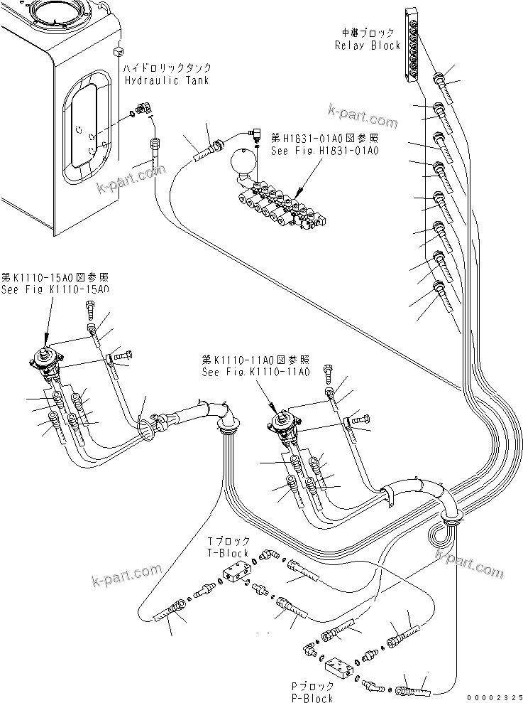 Komatsu parts book diagram for PC230LC-7-BA S/N 11001-UP: FLOOR FRAME (PPC) (2/2)(#11001-15000)