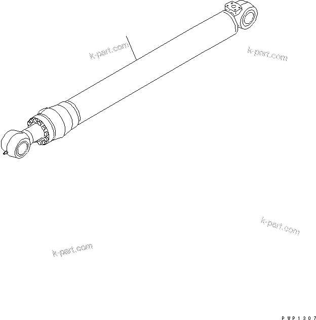 Komatsu parts book diagram for PC240NLC-8K S/N K50001-UP: ARM CYLINDER (BURST VALVE)