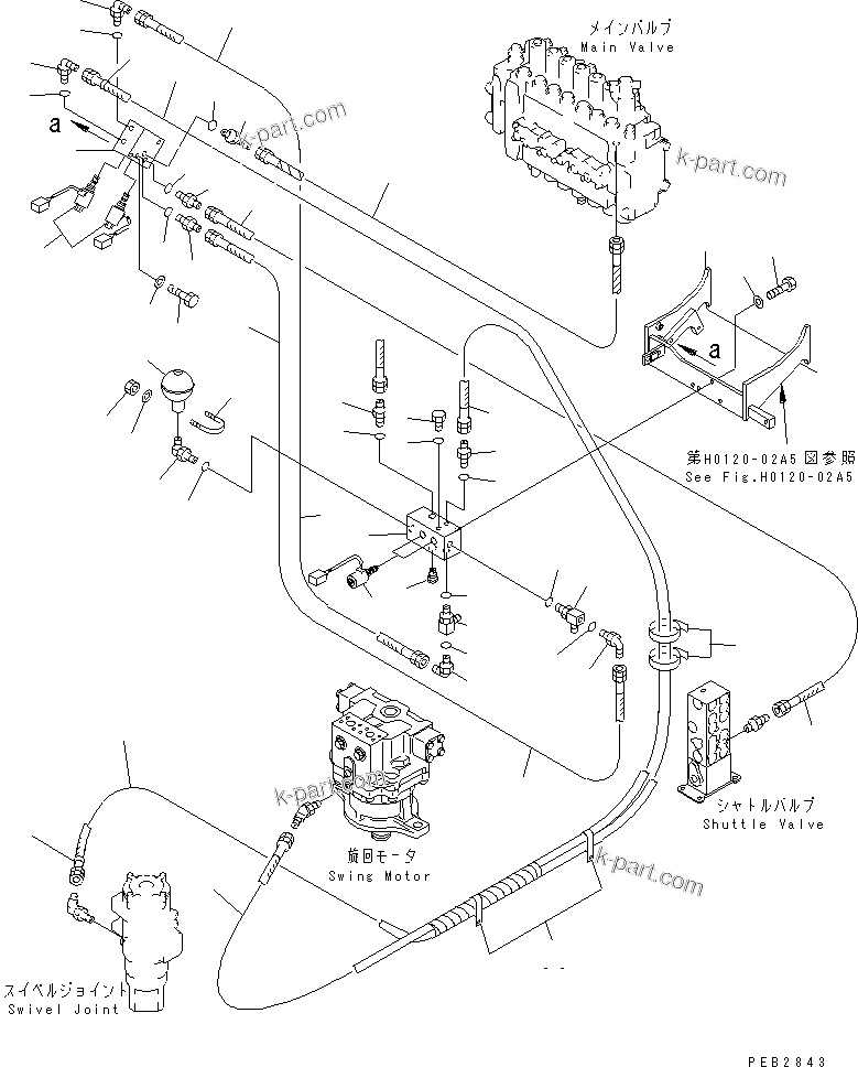 Komatsu parts book diagram for PC300-6Z S/N 30001-UP: SOLENOID VALVE (WITHOUT DRIFT PRIVENTIVE)(#30139-32999)