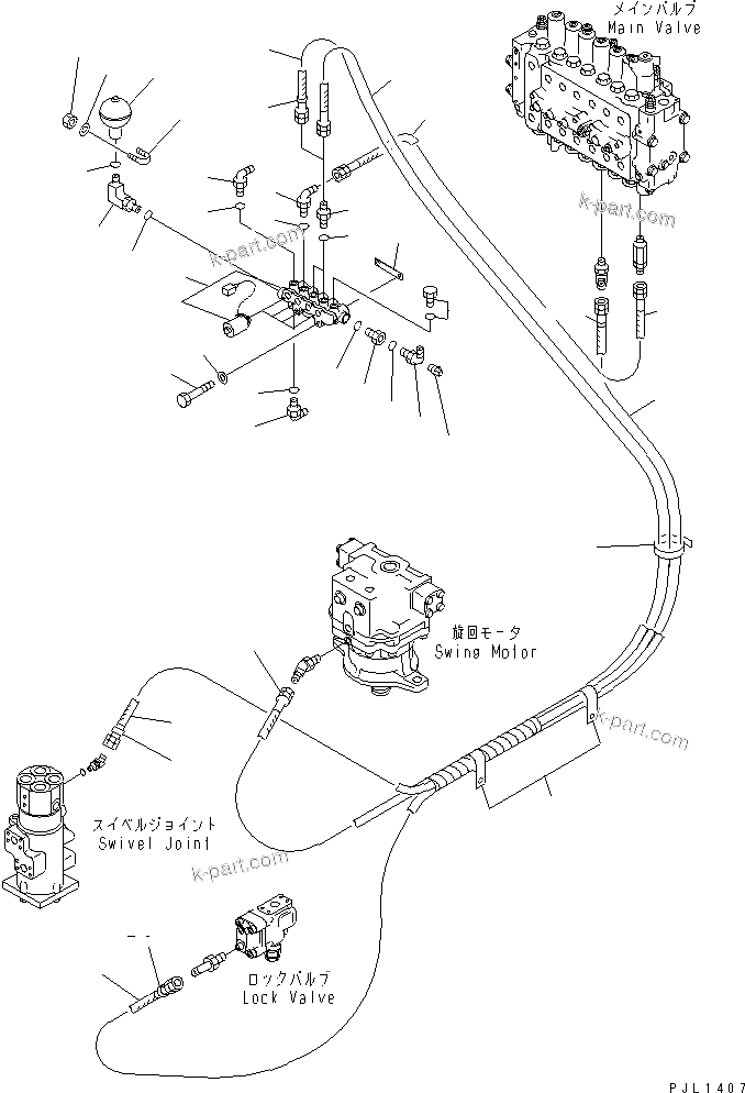 Komatsu parts book diagram for PC300-6Z S/N 30001-UP: SOLENOID VALVE(#33466-)