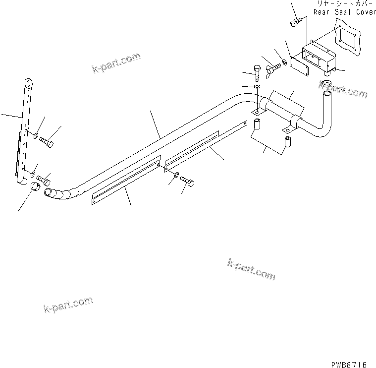 Komatsu parts book diagram for PC300-6Z S/N 30001-UP: DEFROSTER (AIR CONDITIONER)(#33001-)