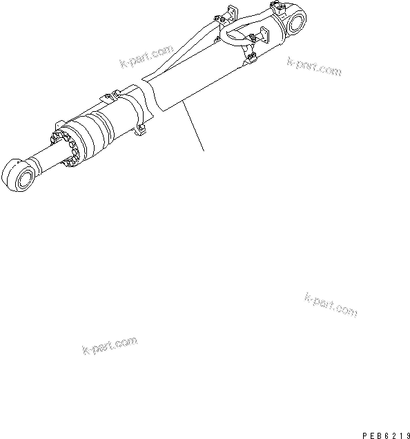 Komatsu parts book diagram for PC300-6Z S/N 30001-UP: ARM CYLINDER