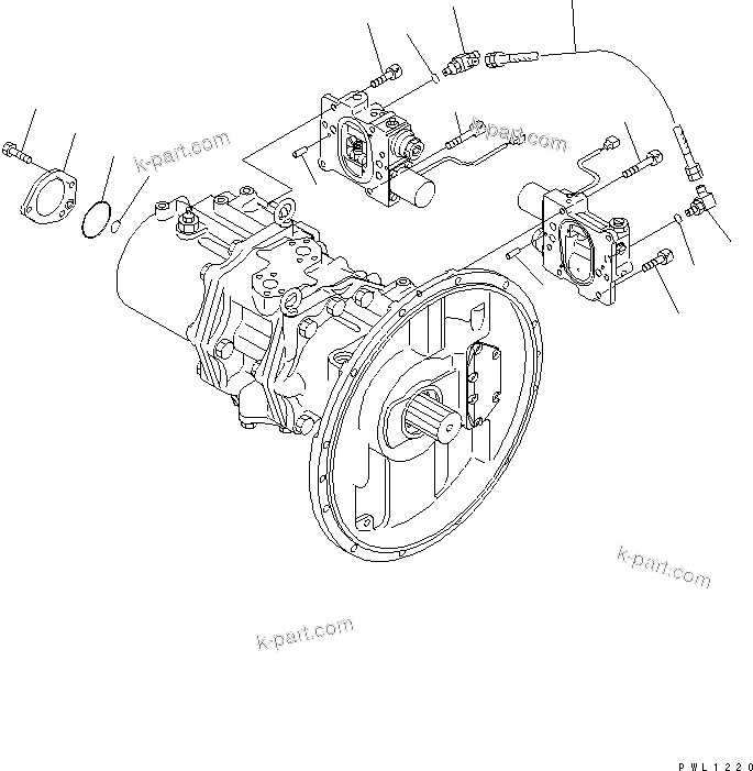 Komatsu parts book diagram for PC300-6Z S/N 30001-UP: MAIN PUMP (11/11) (MIZUGURI SPEC.)(#33920-)