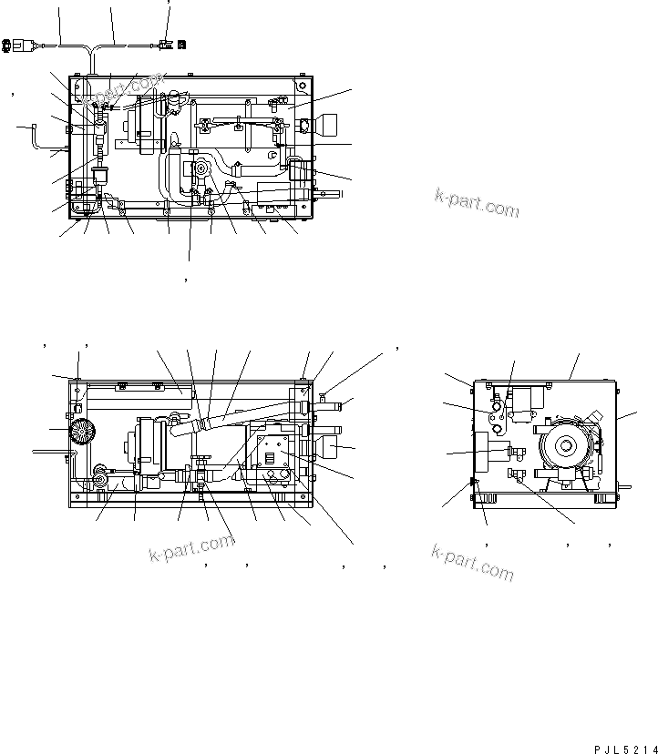 Komatsu parts book diagram for PC300-6Z S/N 30001-UP: PRE-HEATER(#30139-)