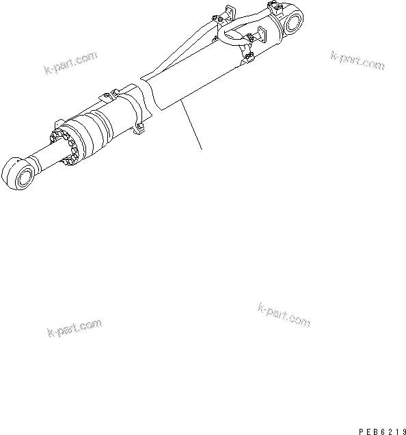 Komatsu parts book diagram for PC300-6Z S/N 30001-UP (Custom Spec.): ARM CYLINDER (FOR HEAVY DUTY BOOM)