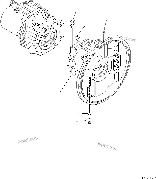Komatsu parts book diagram for PC300-6Z S/N 30001-UP (Custom Spec.): MAIN PUMP (1/10)(#33001-)
