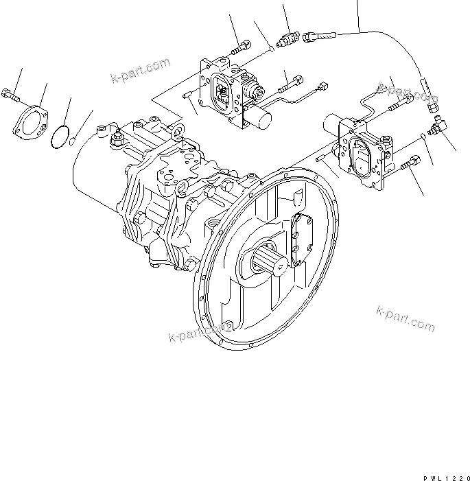 Komatsu parts book diagram for PC300-6Z S/N 30001-UP (Custom Spec.): MAIN PUMP (11/11) (MIZUGURI SPEC.)(#33920-)