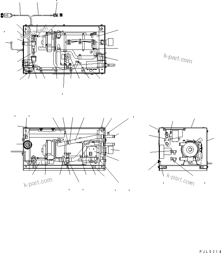 Komatsu parts book diagram for PC300-6Z S/N 30001-UP (Custom Spec.): PRE-HEATER(#30139-)
