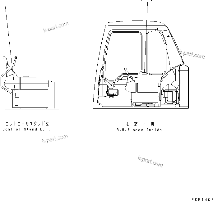 Komatsu parts book diagram for PC300-6 S/N 30001-UP: PLATE (MULTI PATTERN) (ENGLISH)(#30001-31623)