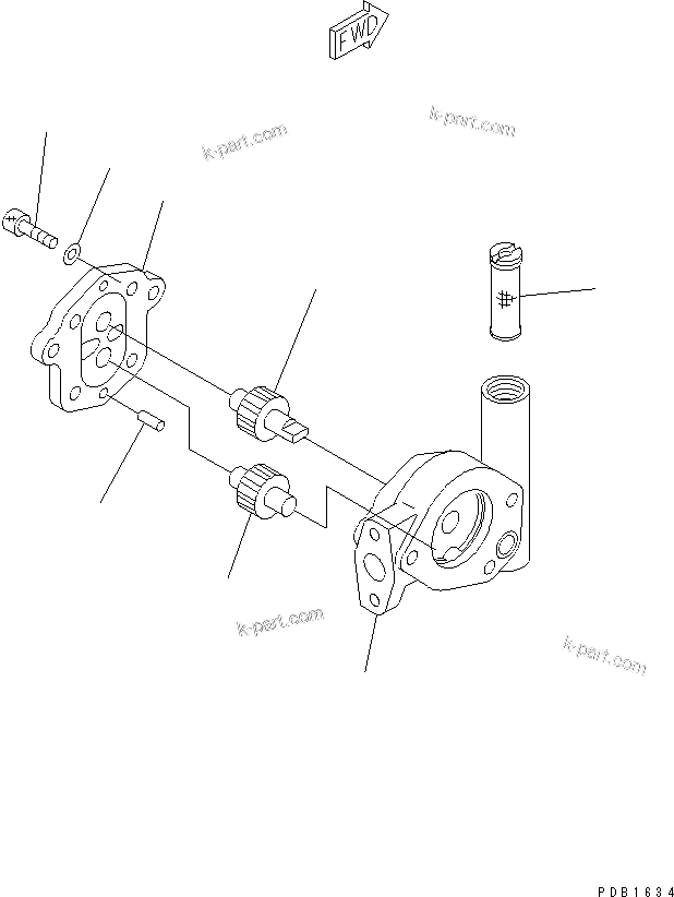 Komatsu parts book diagram for PC300-6 S/N 30001-UP: MAIN PUMP (7/9)(#30001-32999)